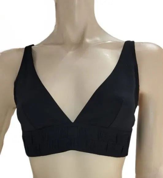 Maryan Mehlhorn Triangle Bikini Top - Black