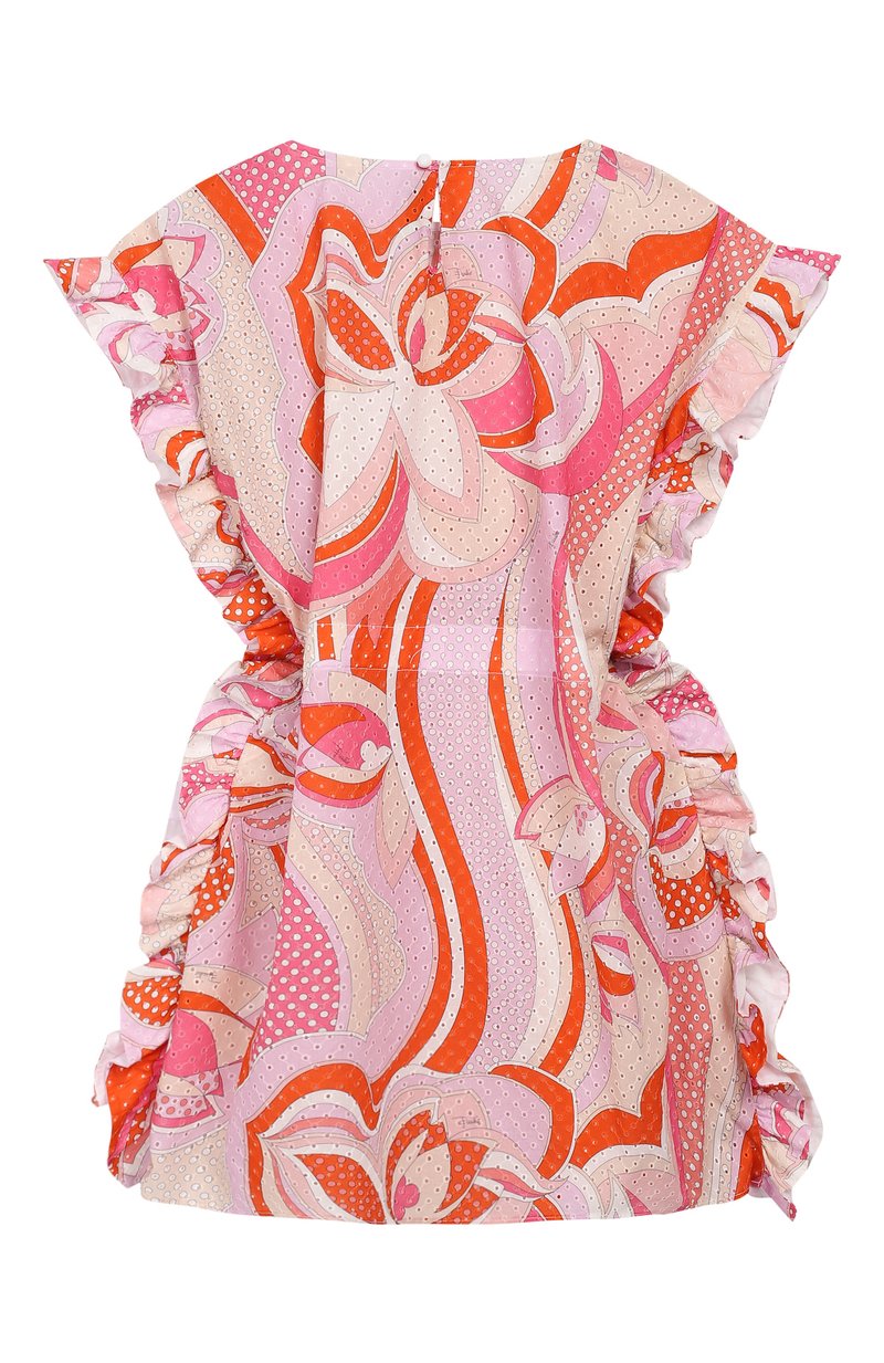 Emilio Pucci Ruffled Printed Cotton-Voile Tunic