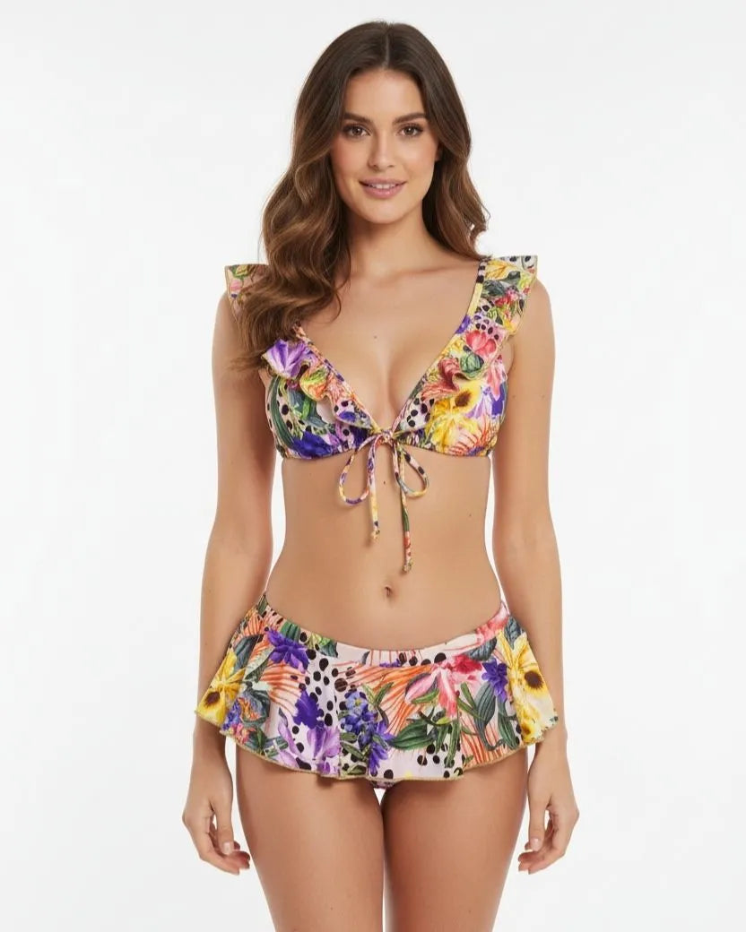 Luli Fama Bikini Brazilian Bottom - Print