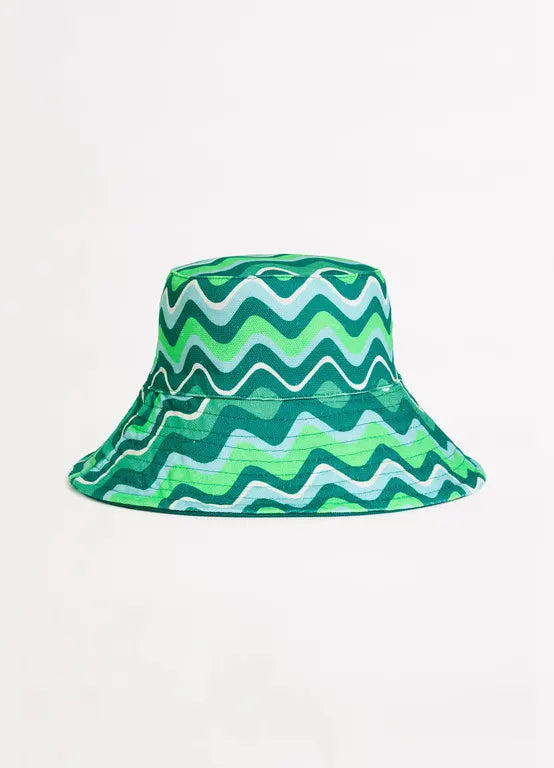Seafolly Neue Wave Women Panama Hat - Green