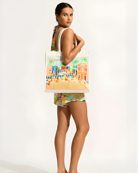 Seafolly Cuba Women Beach Tote Bag