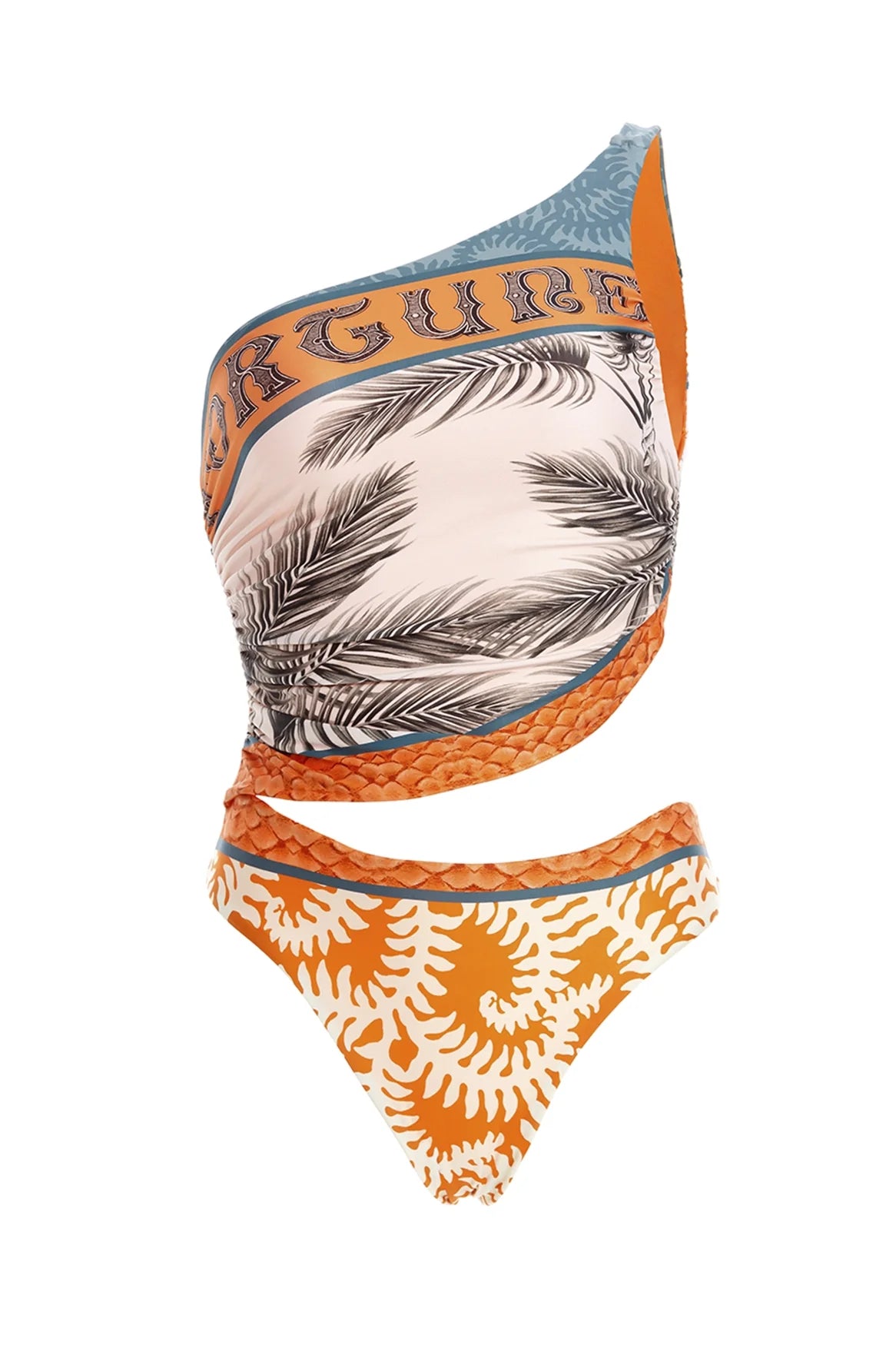 Agua Bendita Arabella One Shoulder One Piece Swimsuit