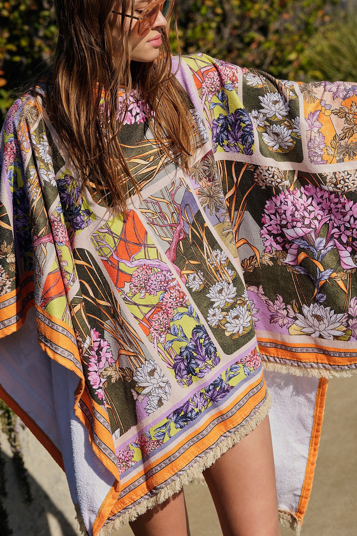 Agua Bendita Hooded Poncho