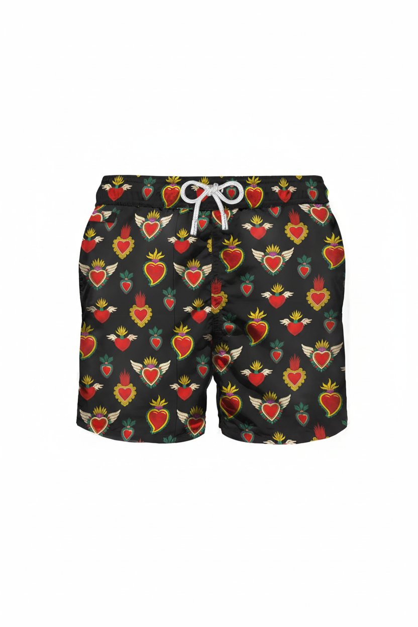 MC2 Saint Barth Tattoo Lighting Men Swim Shorts