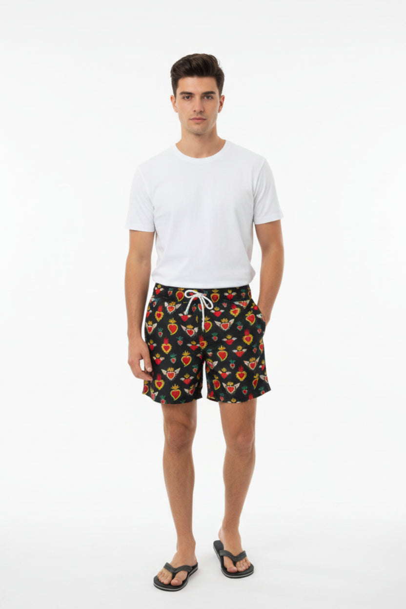 MC2 Saint Barth Tattoo Lighting Men Swim Shorts