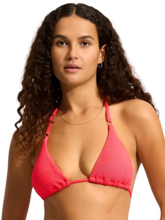 Seafolly Triangle Bikini Top - Red