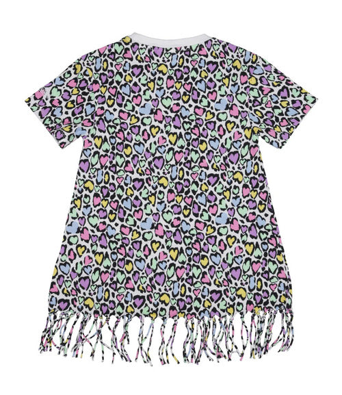 MC2 Saint Barth Girls T-Shirt Dress Colored Hearts