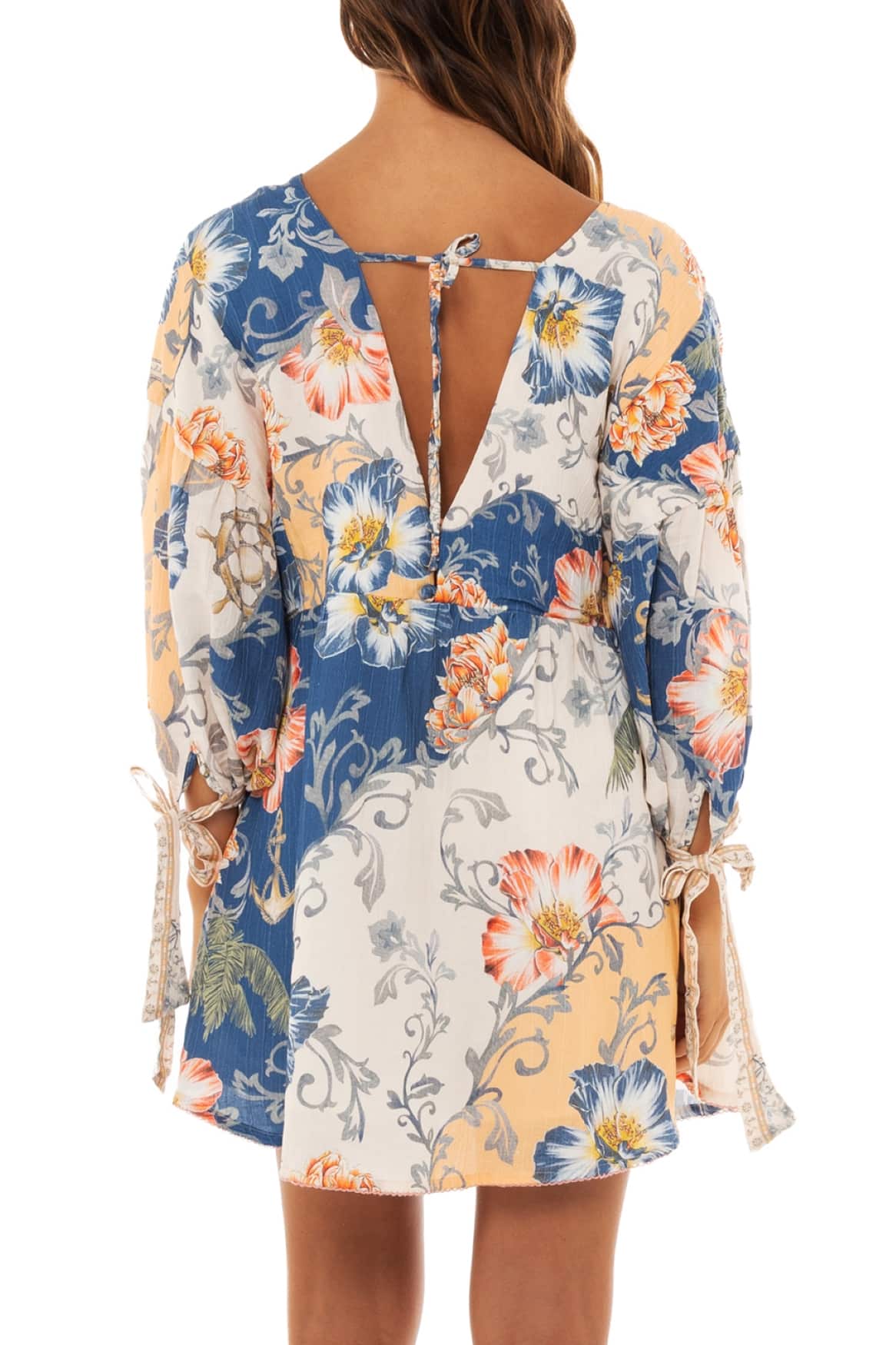 Agua Bendita Bell Sleeve Dress