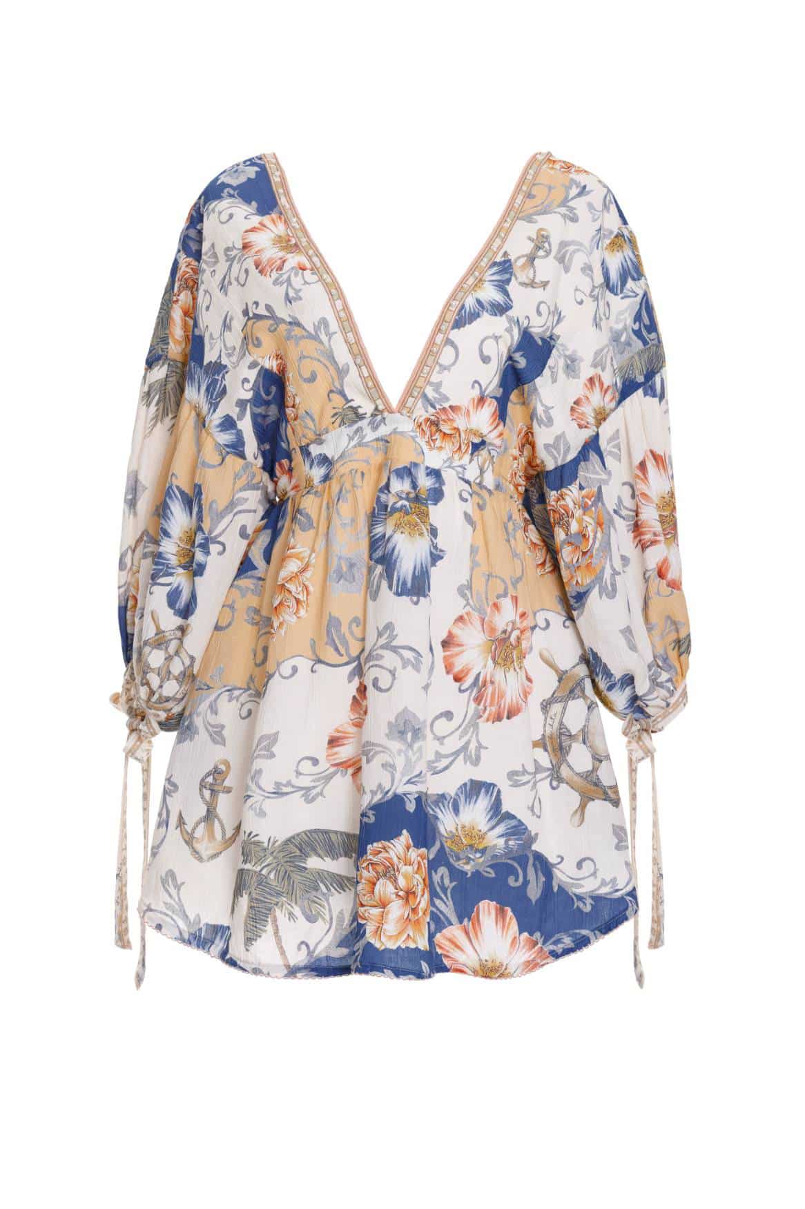 Agua Bendita Bell Sleeve Dress