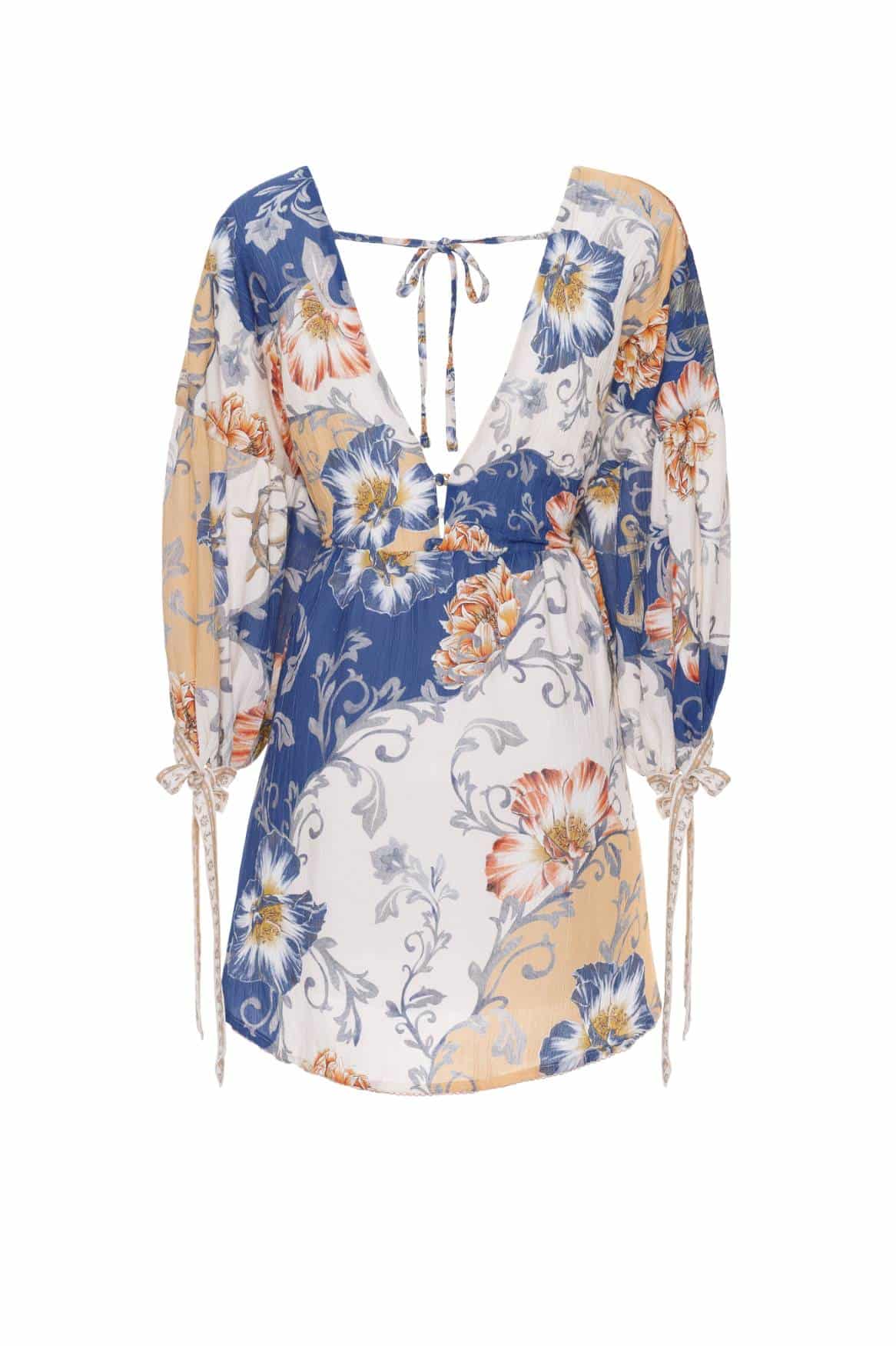 Agua Bendita Bell Sleeve Dress