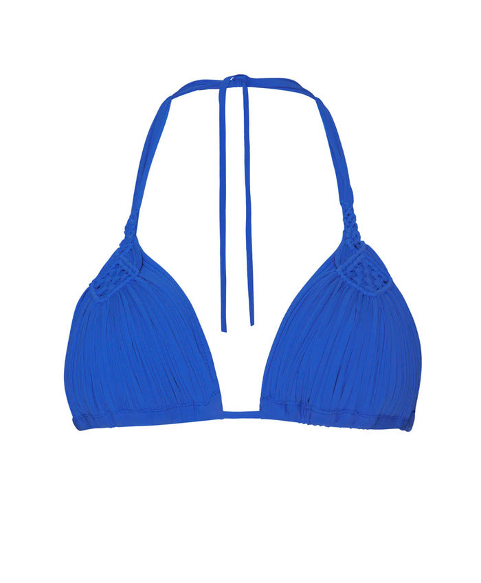 PQ Swim Blueberry Triangle Bikini Top