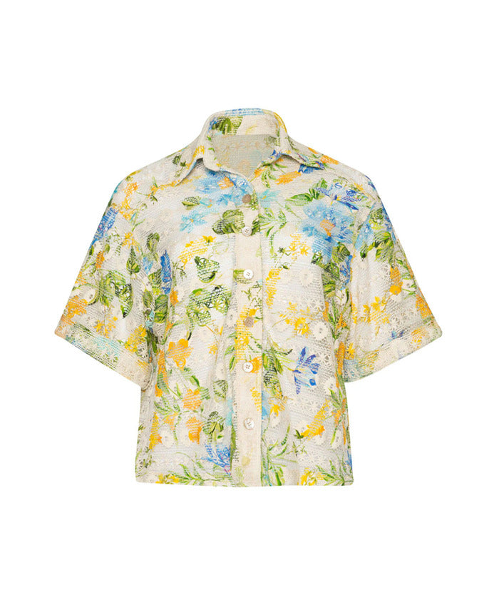 PQ Swim Bluebell Sheer Shirt Women