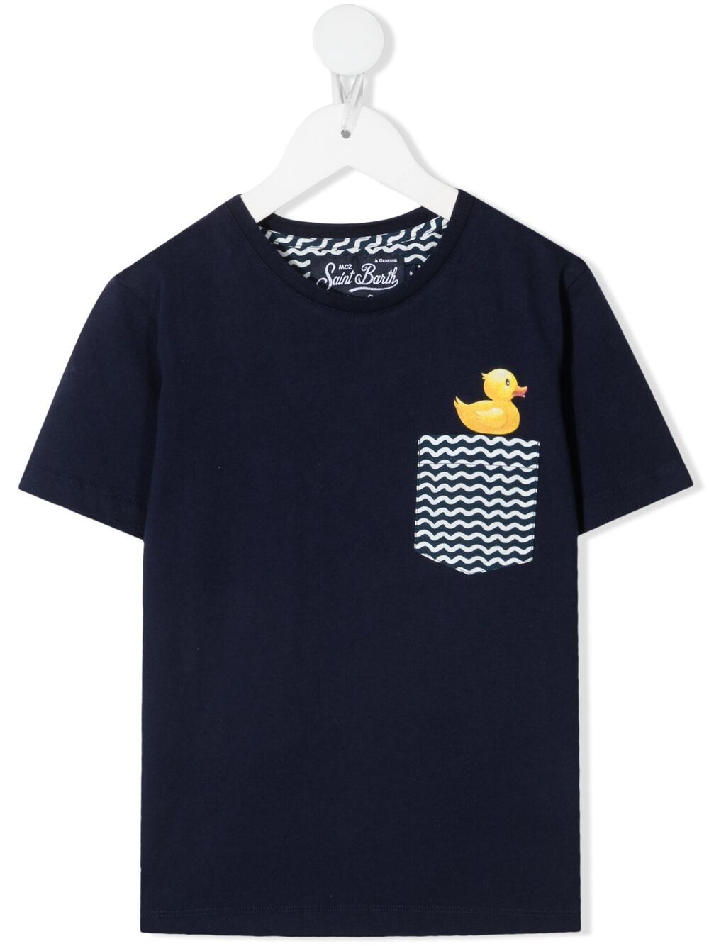 MC2 Saint Barth Men T-Shirt Cotton Blue Duck