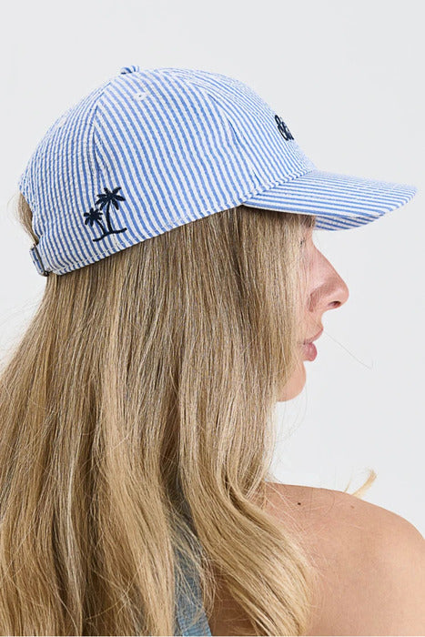 MC2 Saint Barth Women Striped Baseball Cap