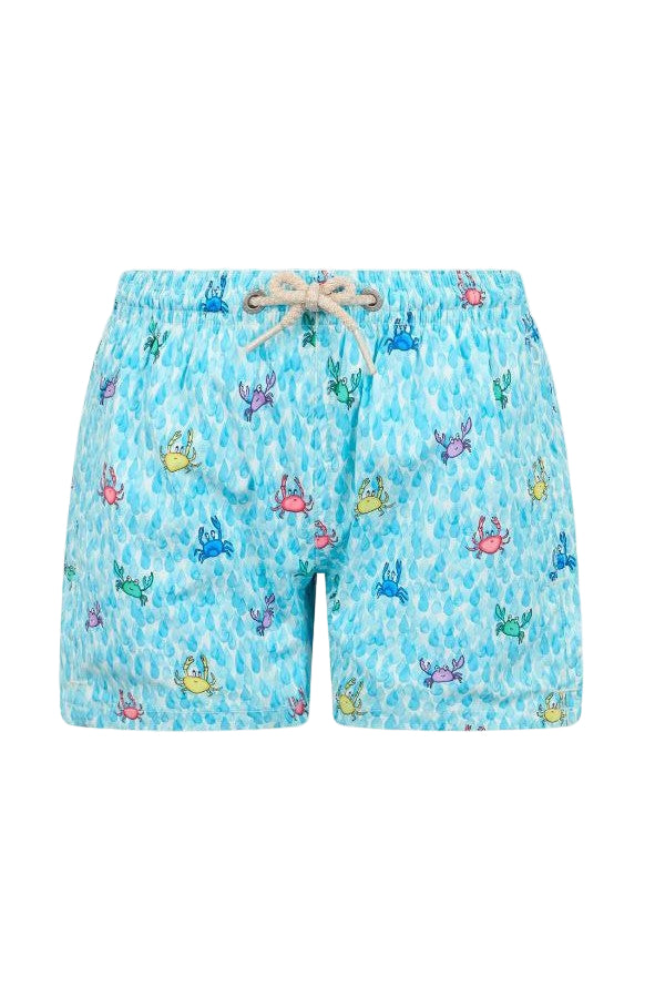 MC2 Saint Barth Comfort Light Blue Boys Swimming Shorts