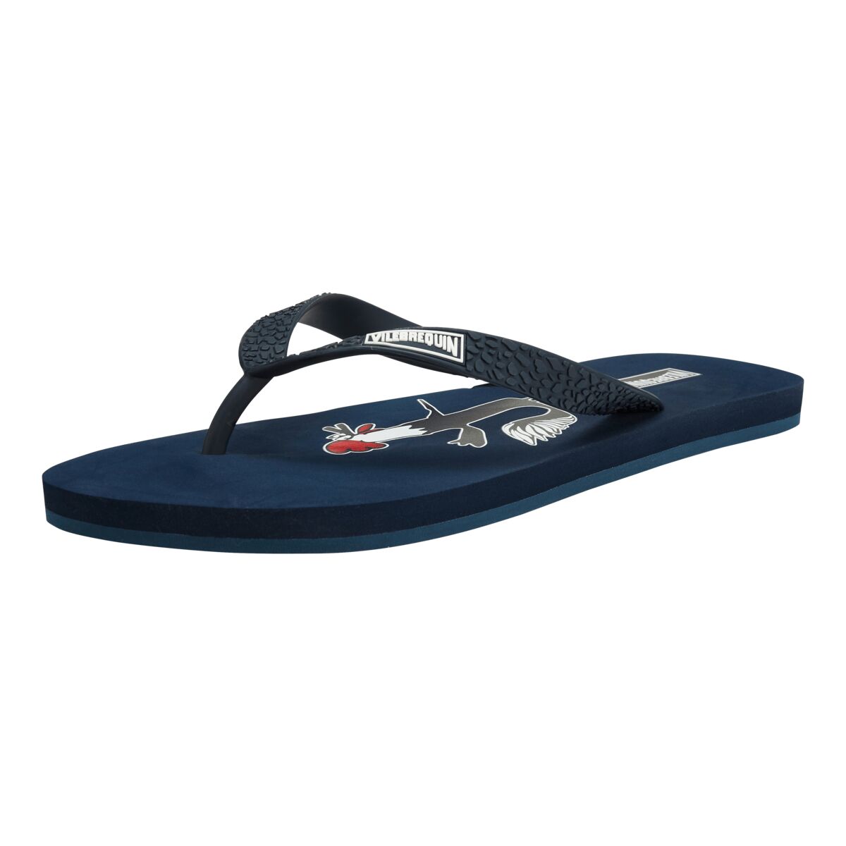 Vilebrequin Dark Blue Men Flip FLops