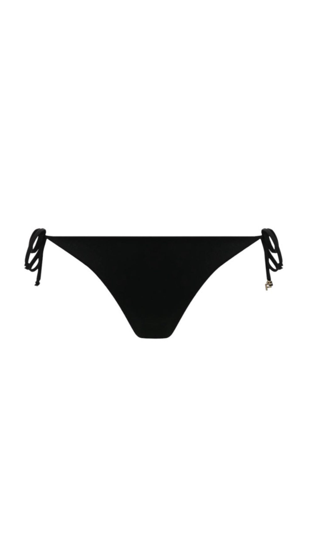 Fisico Black Tie Side Bikini Bottom