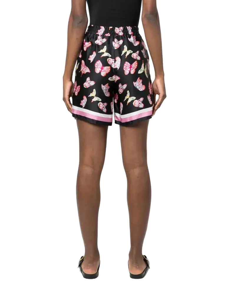 Ermanno Firenze Women Summer Shorts with Butterfly