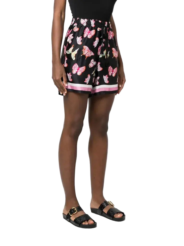 Ermanno Firenze Women Summer Shorts with Butterfly