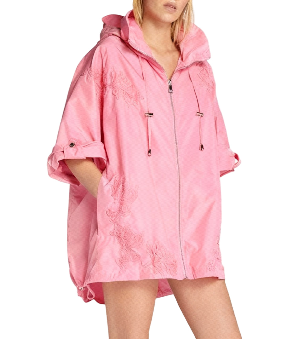 Ermanno Firenze Pink Jacket Windbreaker Women