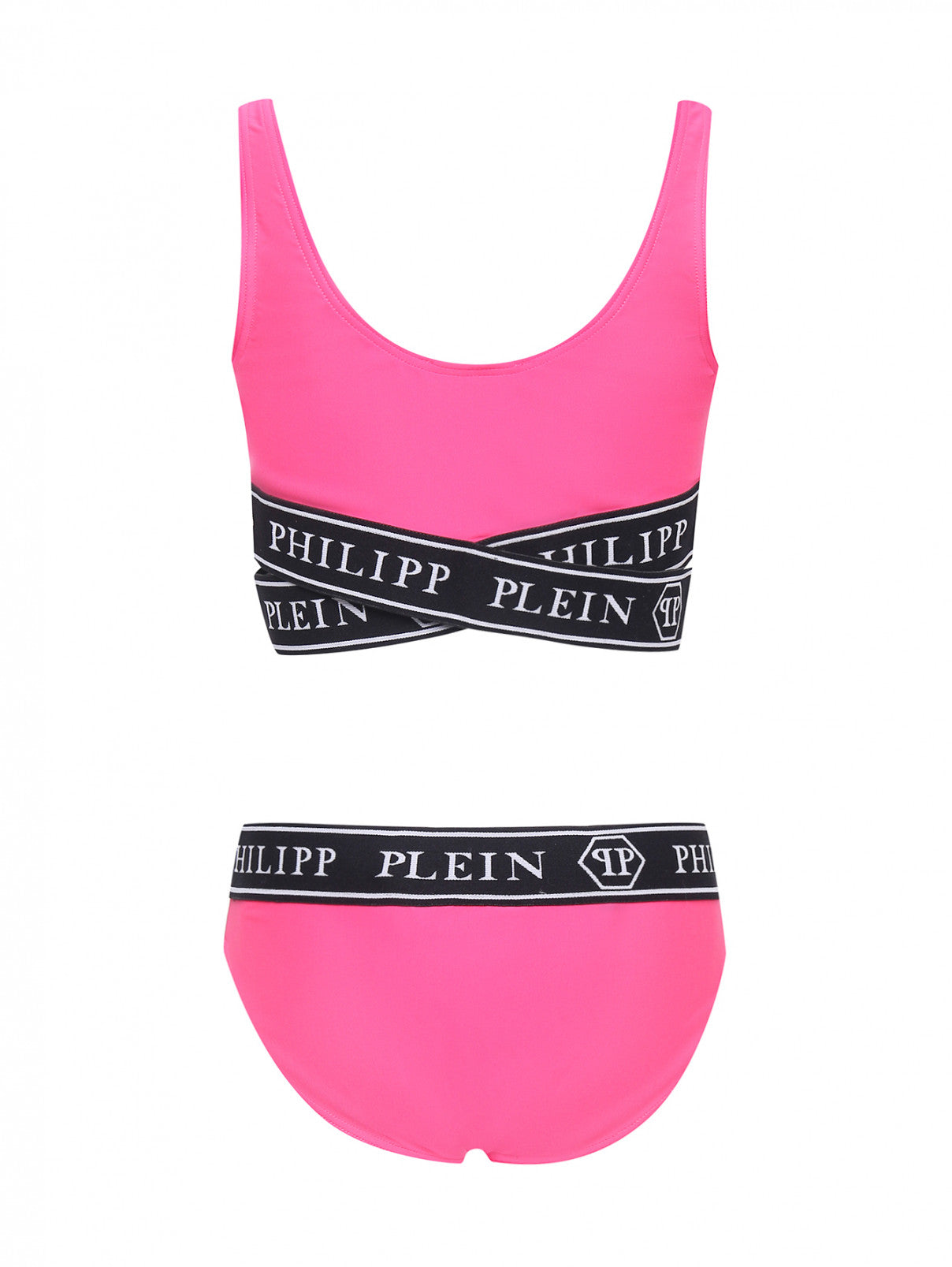 Philipp Plein Pink Girls Swimsuit Two Piece