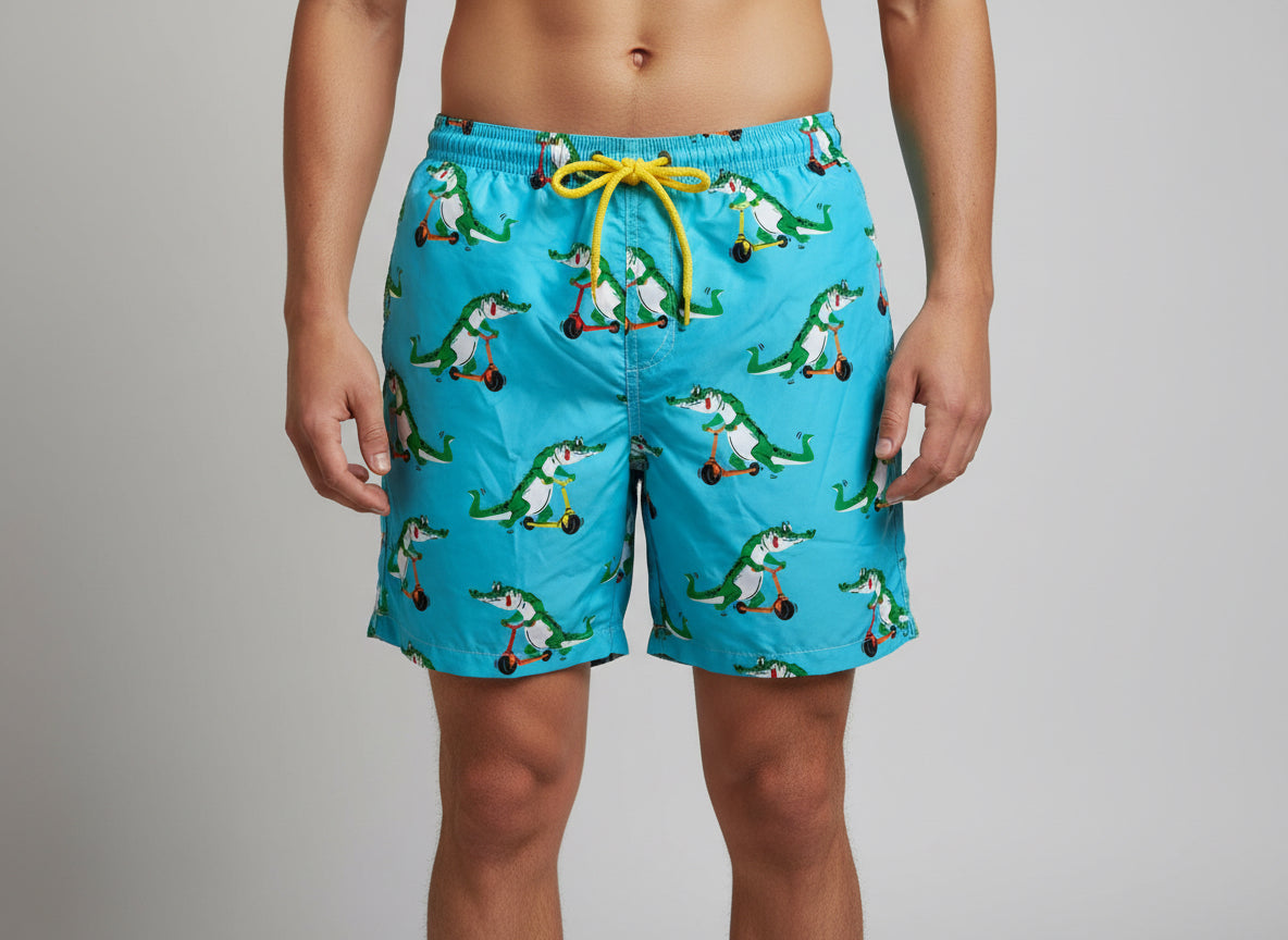 MC2 Saint Barth Crocco Scooter Boys Swim Shorts