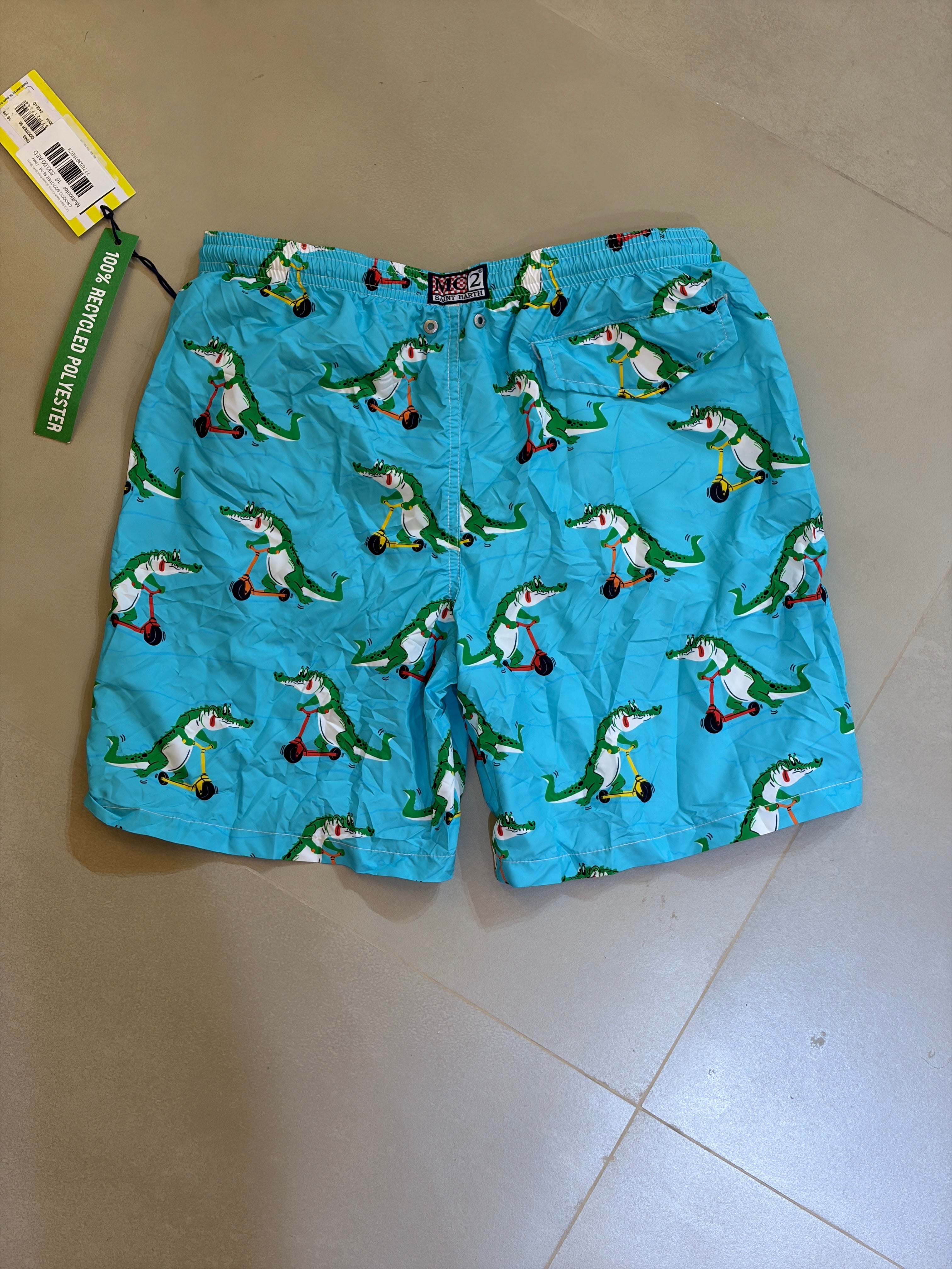 MC2 Saint Barth Crocco Scooter Boys Swim Shorts