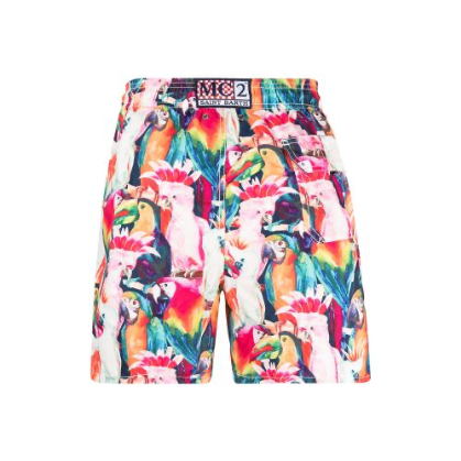 MC2 Saint Barth Parrot Men Swim Shorts