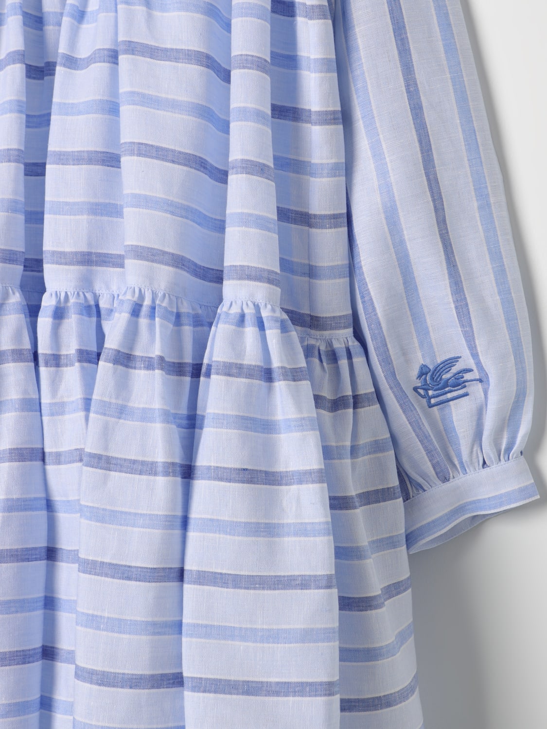 Etro Blue Linen Dress