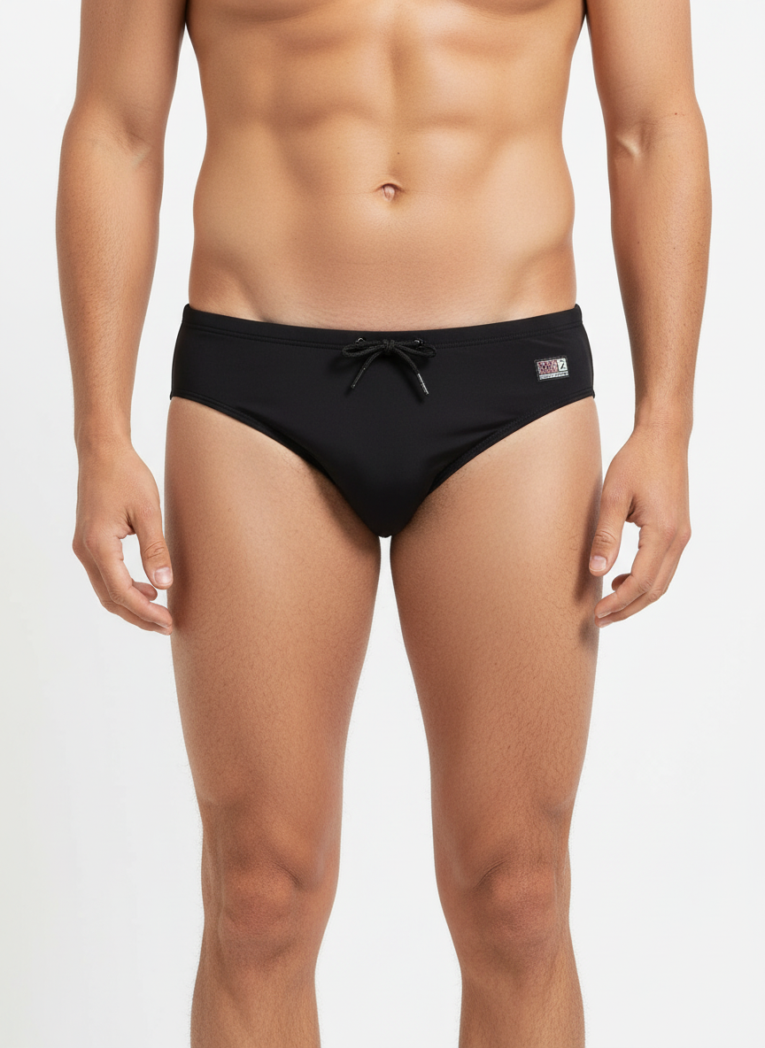 MC2 Saint Barth Black Men Swimming Trunks