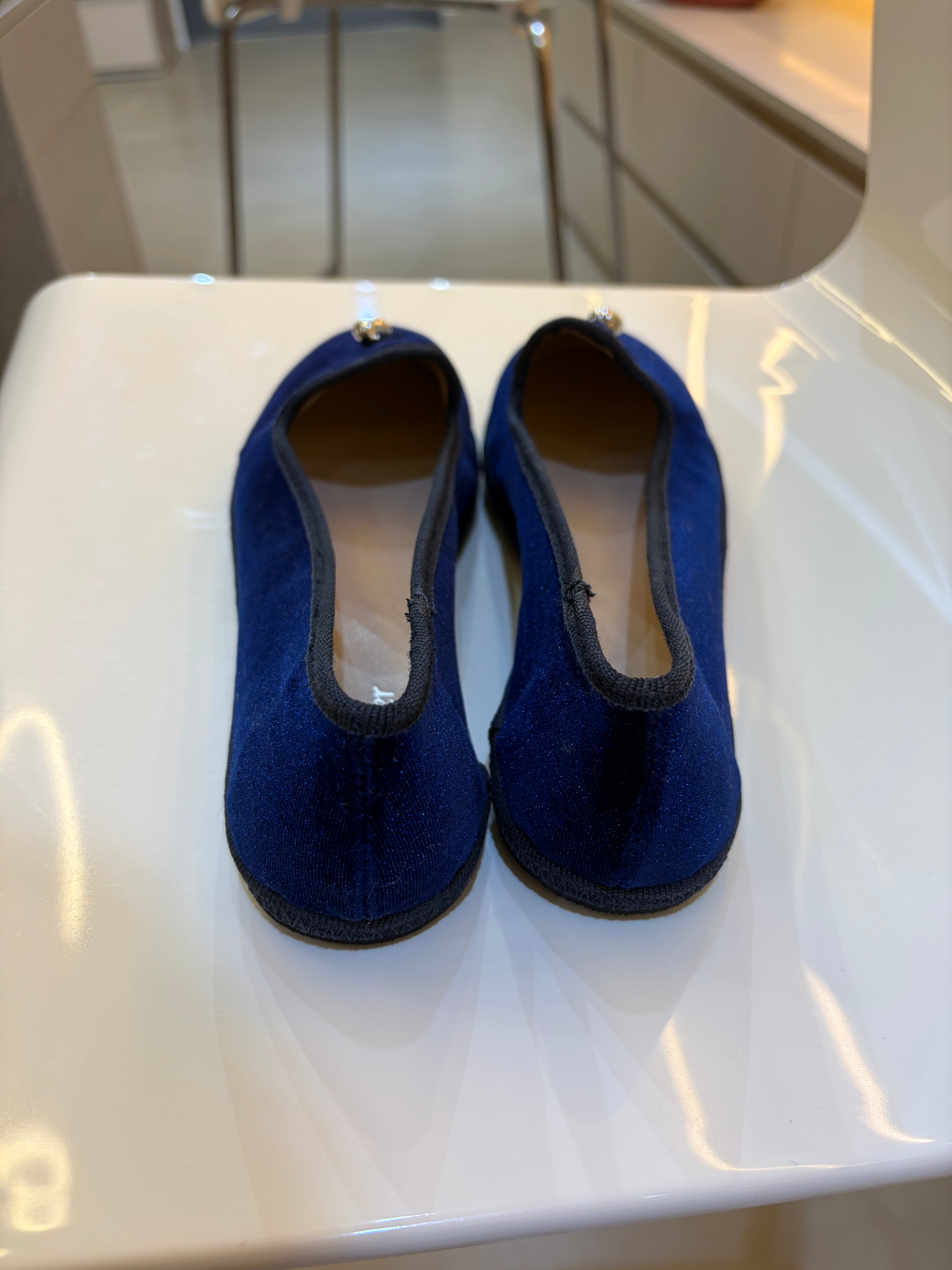 The Simonetta x Chantecler Ballet Shoes Blue