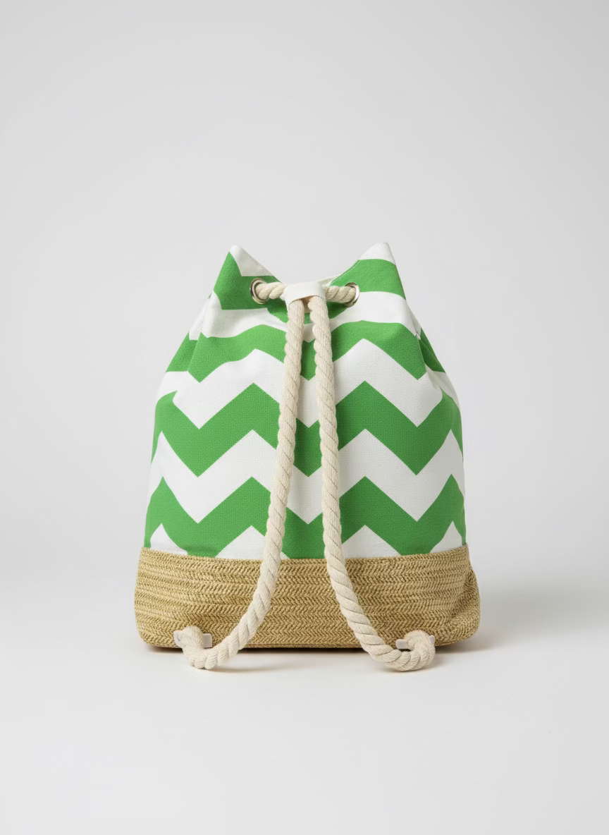Beach Bagpack Green W Dubai The Palm