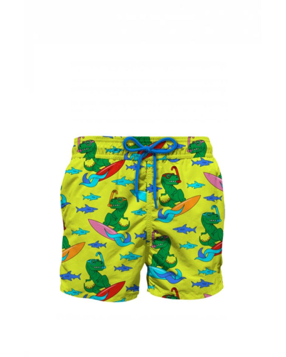 MC2 Saint Barth Colored Boys Swim Shorts with Sharks