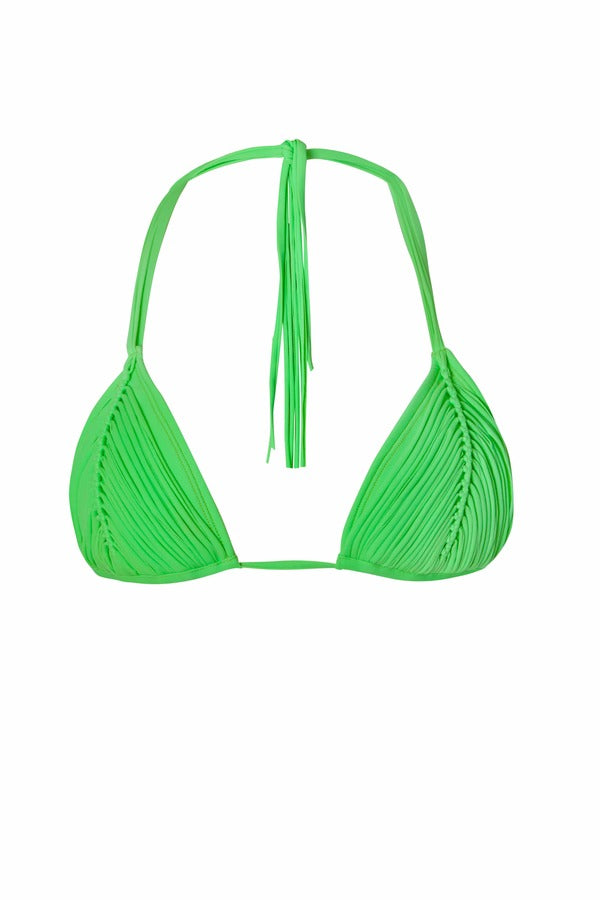 PQ Swim Kelly Green Triangle Bikini Top