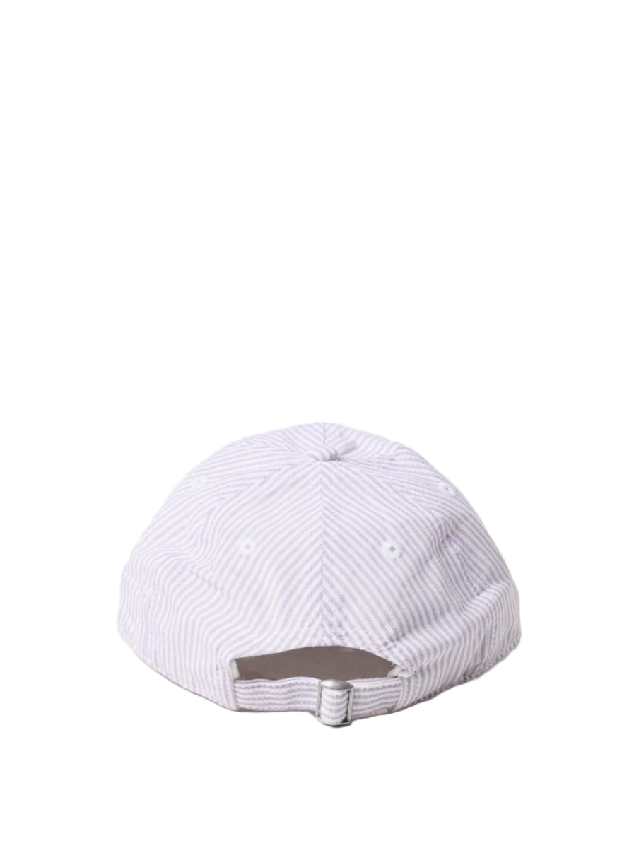 MC2 Saint Barth Striped Girls Baseball Cap with Embroidery