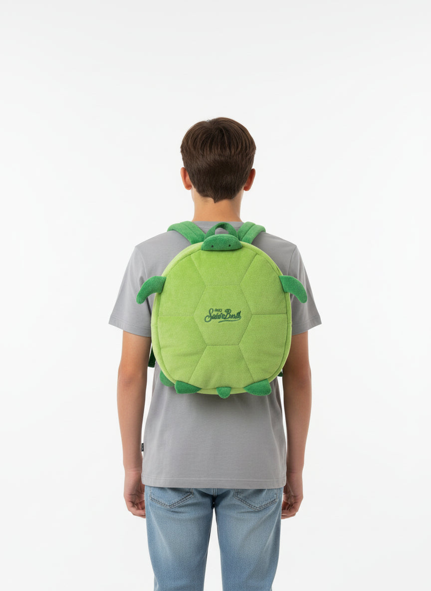 MC2 Saint Barth Backpack Girls Green in Turtle Form