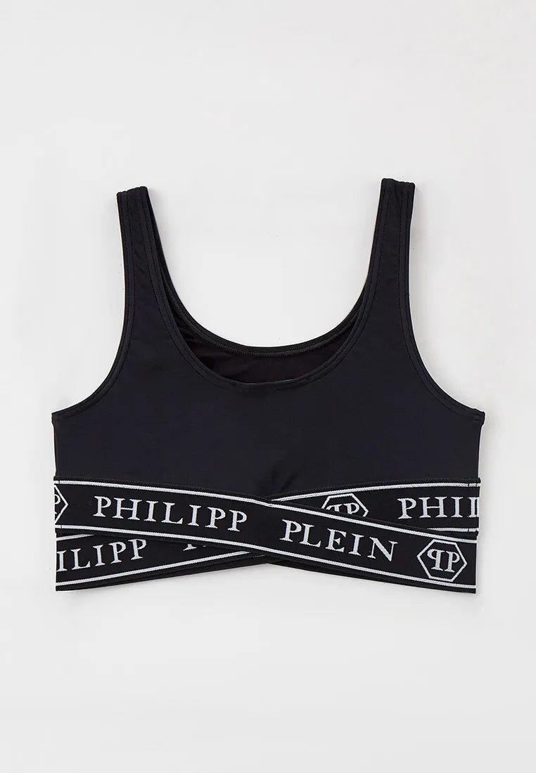 Philipp Plein Black Girls Swimsuit Two Piece