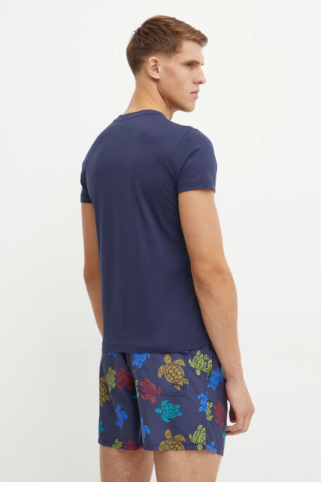 Vilebrequin Cotton Navy Blue T-Shirt