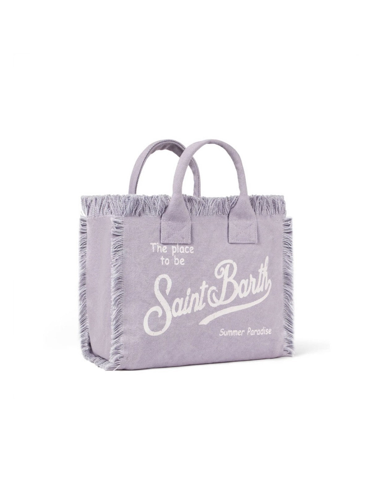 MC2 Saint Barth Lilac Beach Tote Bag with Canvas