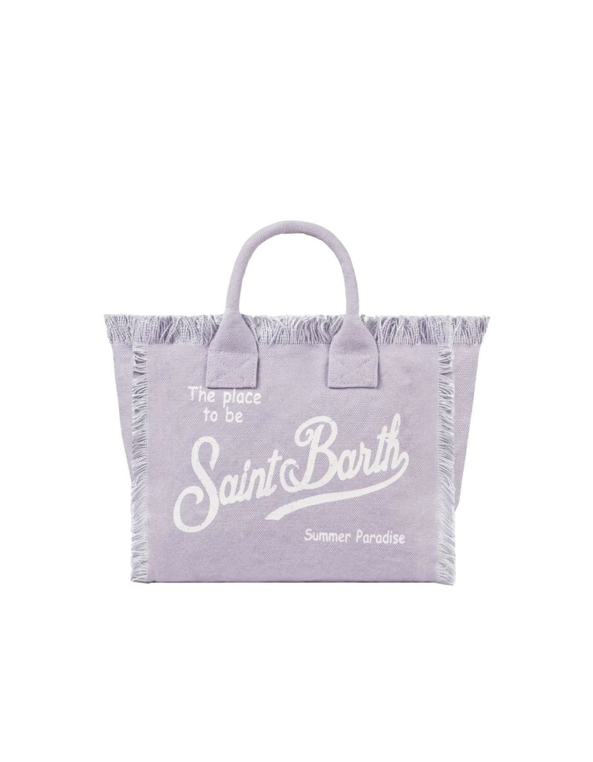MC2 Saint Barth Lilac Beach Tote Bag with Canvas