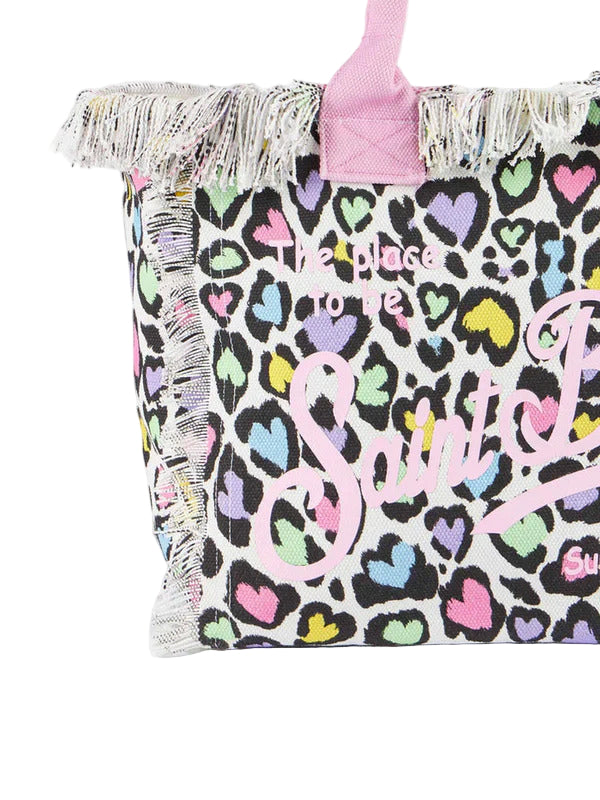 MC2 Saint Barth Colored Hearts Tote Women Bag