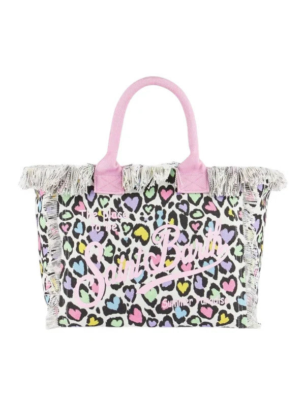 MC2 Saint Barth Colored Hearts Tote Women Bag