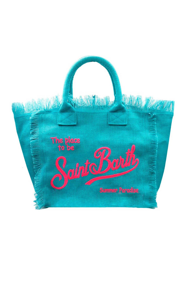 MC2 Saint Barth Vanity Jute Beach Tote Bag Women