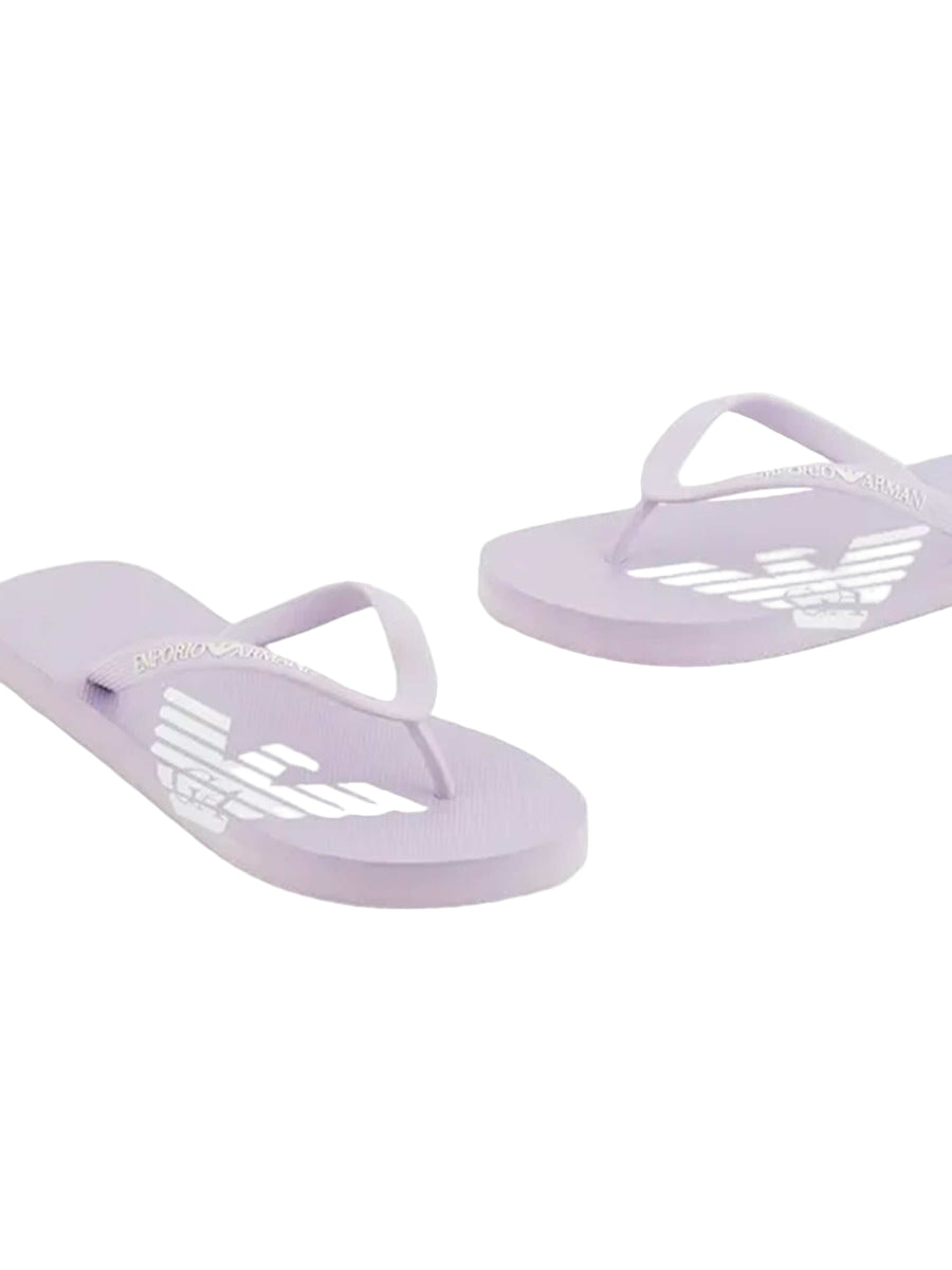 Emporio Armani Flip Flops for Women with Name Logo