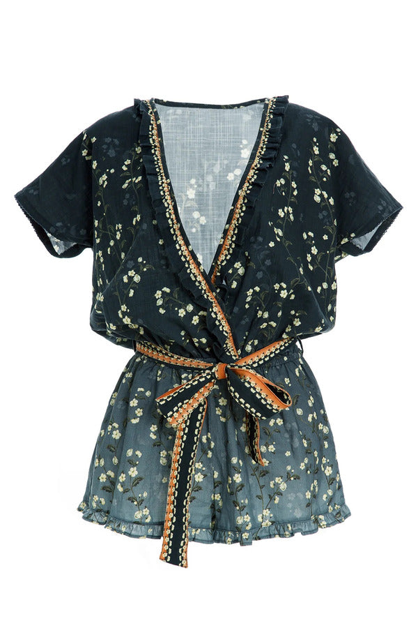 Agua Bendita Black Cherry Jumpsuit