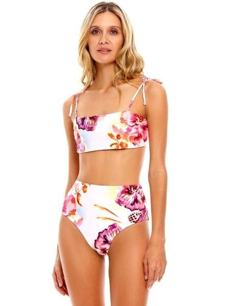 Agua Bendita Alicia High Waist Cheeky Bikini Bottom