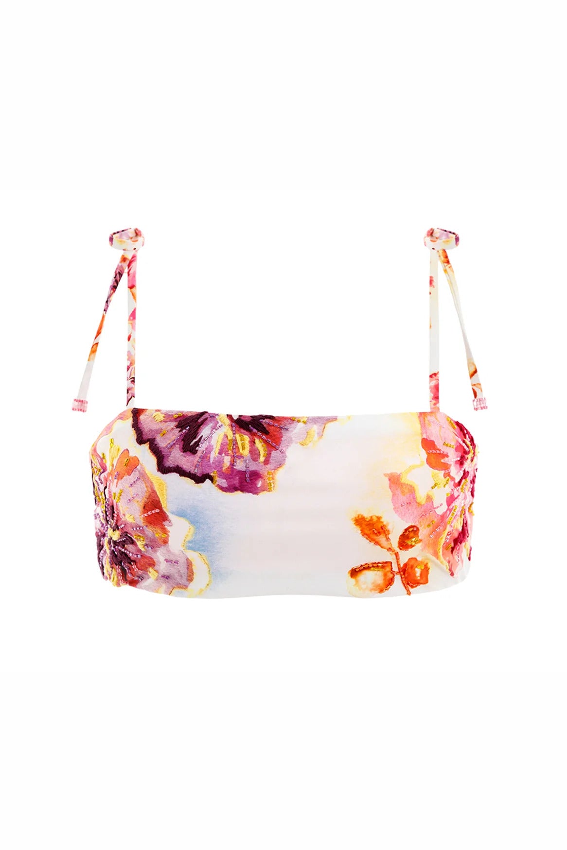 Agua Bendita Tabitha Bandeau Bikini Top