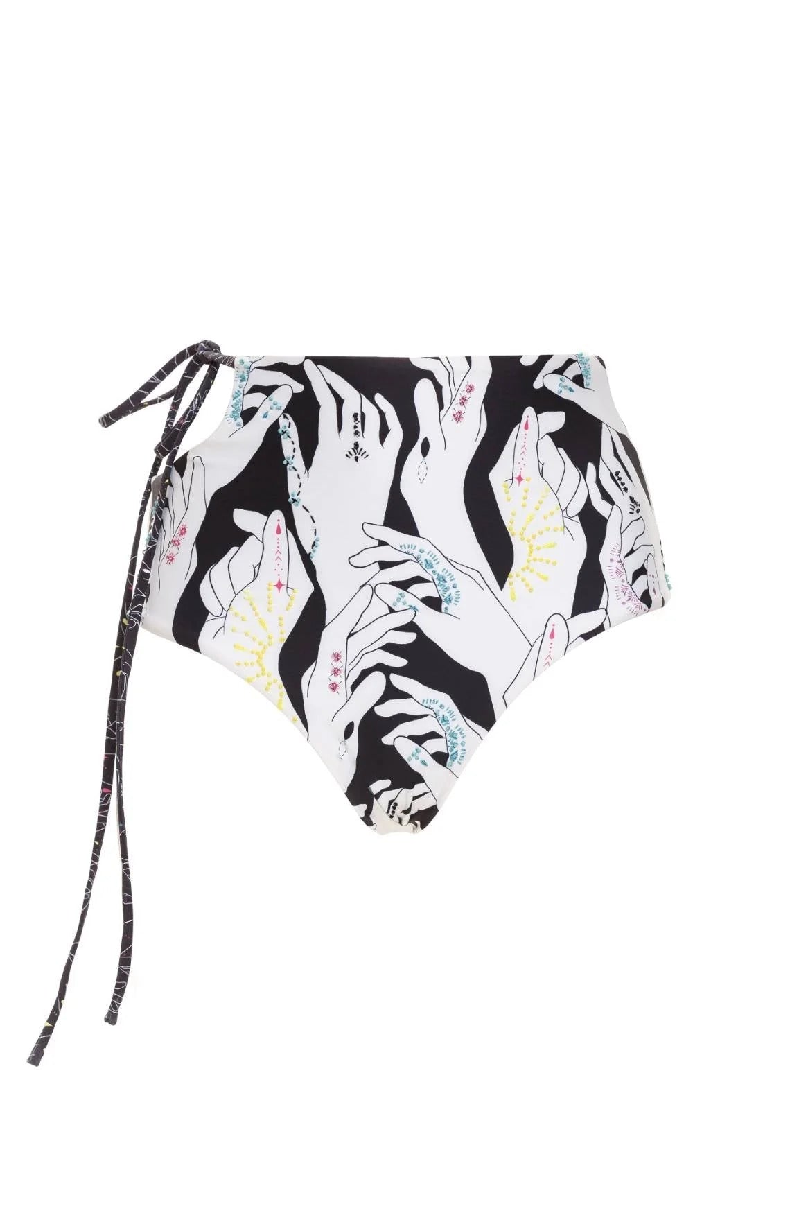 Agua Bendita Two Piece Swimsuit with Embroidery