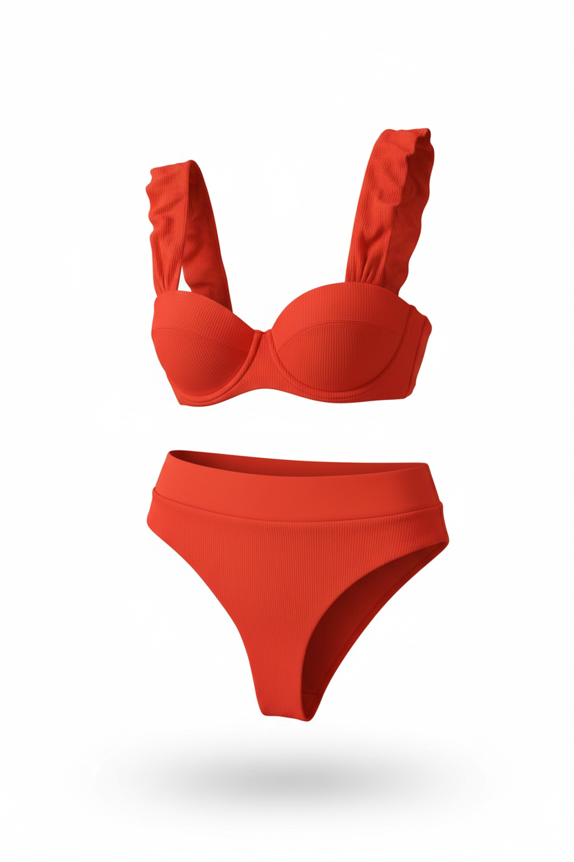 Aguaclara Angelica Red Swimsuit Two Piece