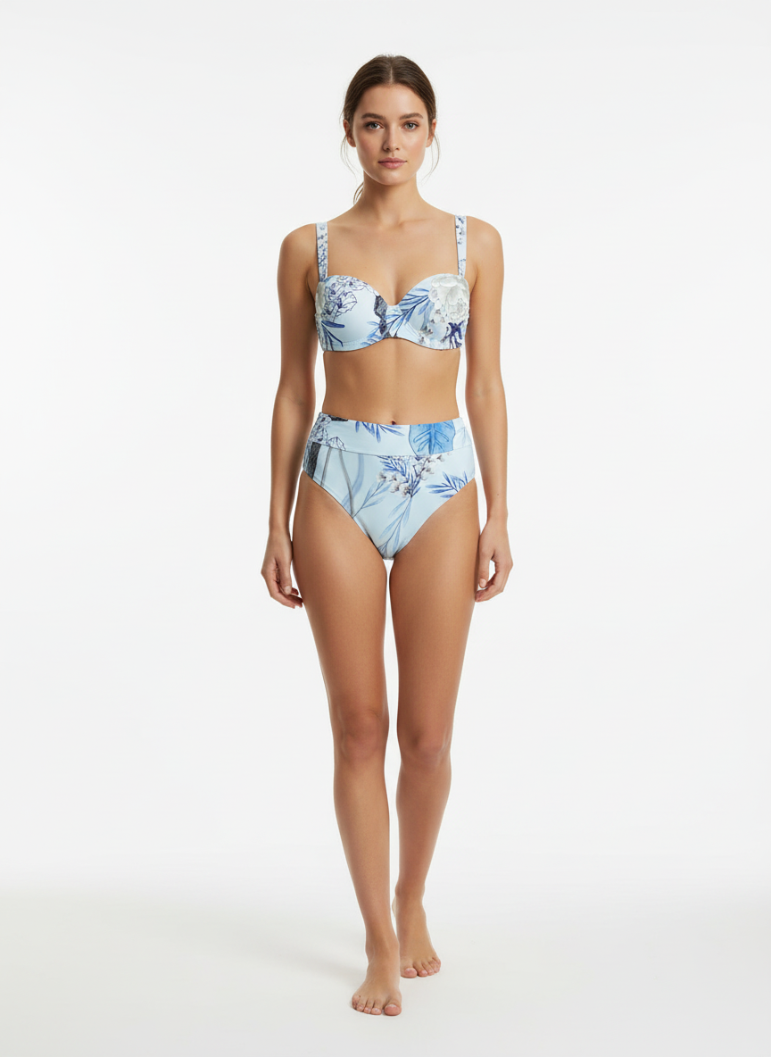 Aguaclara Celeste Bikini Set Bandeau
